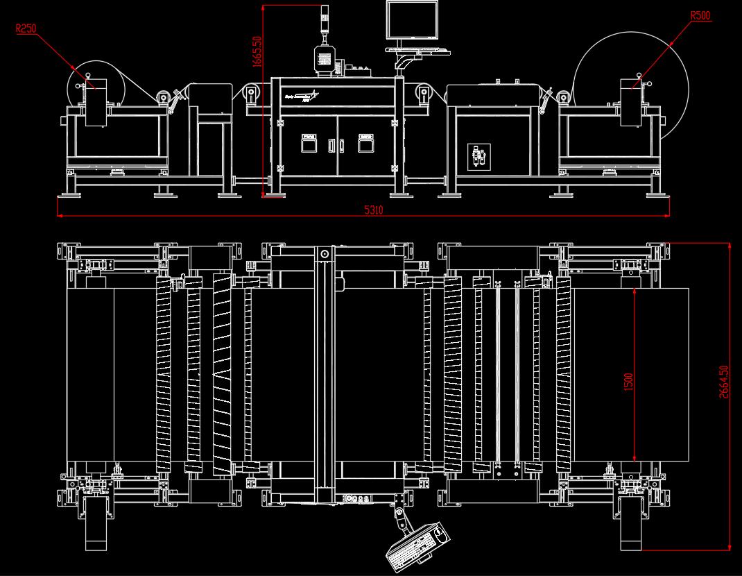 Foil Sheet Shape Measuring Instrument
