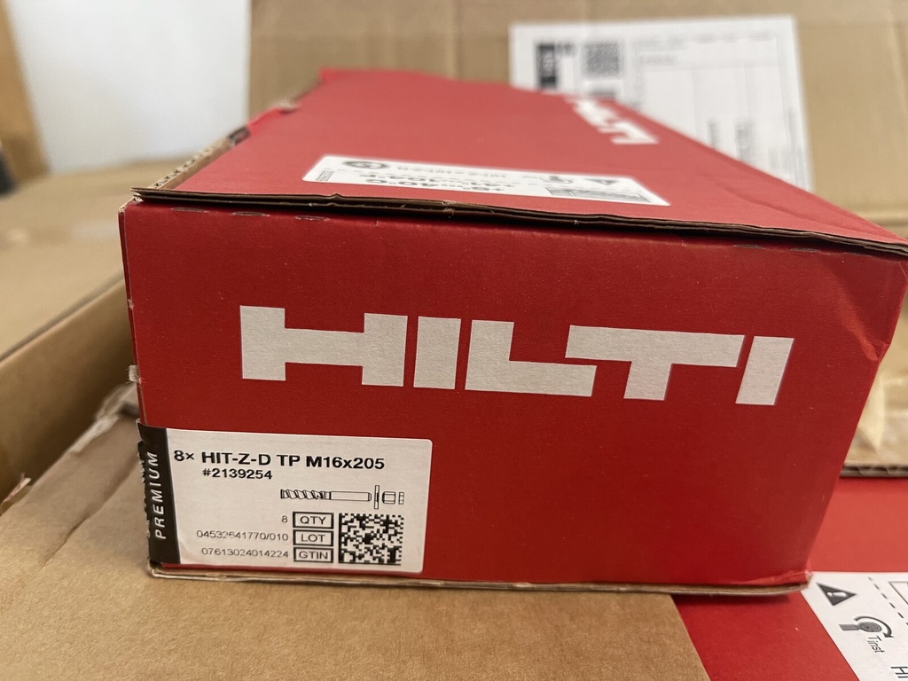 Hilti anchor rod HIT-Z-D TP M16x205 – 1