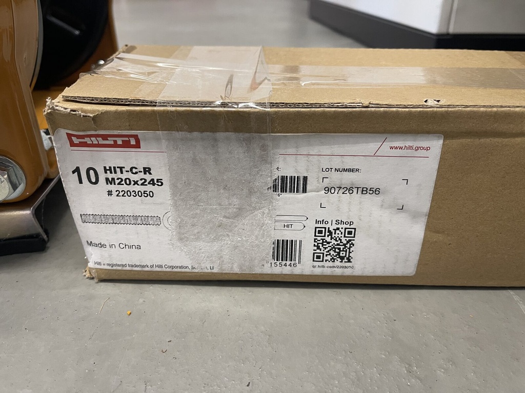 Hilti anchor rod HIT-C-R M20x245 – 1