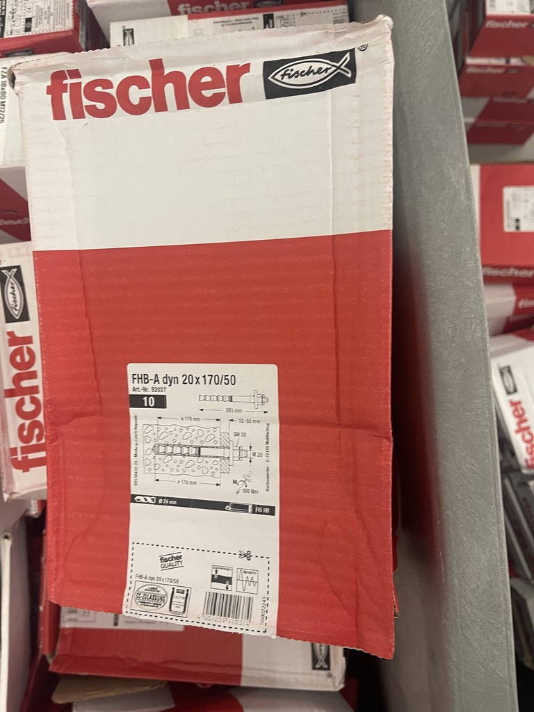 fischer Highbond anchor dynamic FHB-A dyn 20 x 170/50 – 1